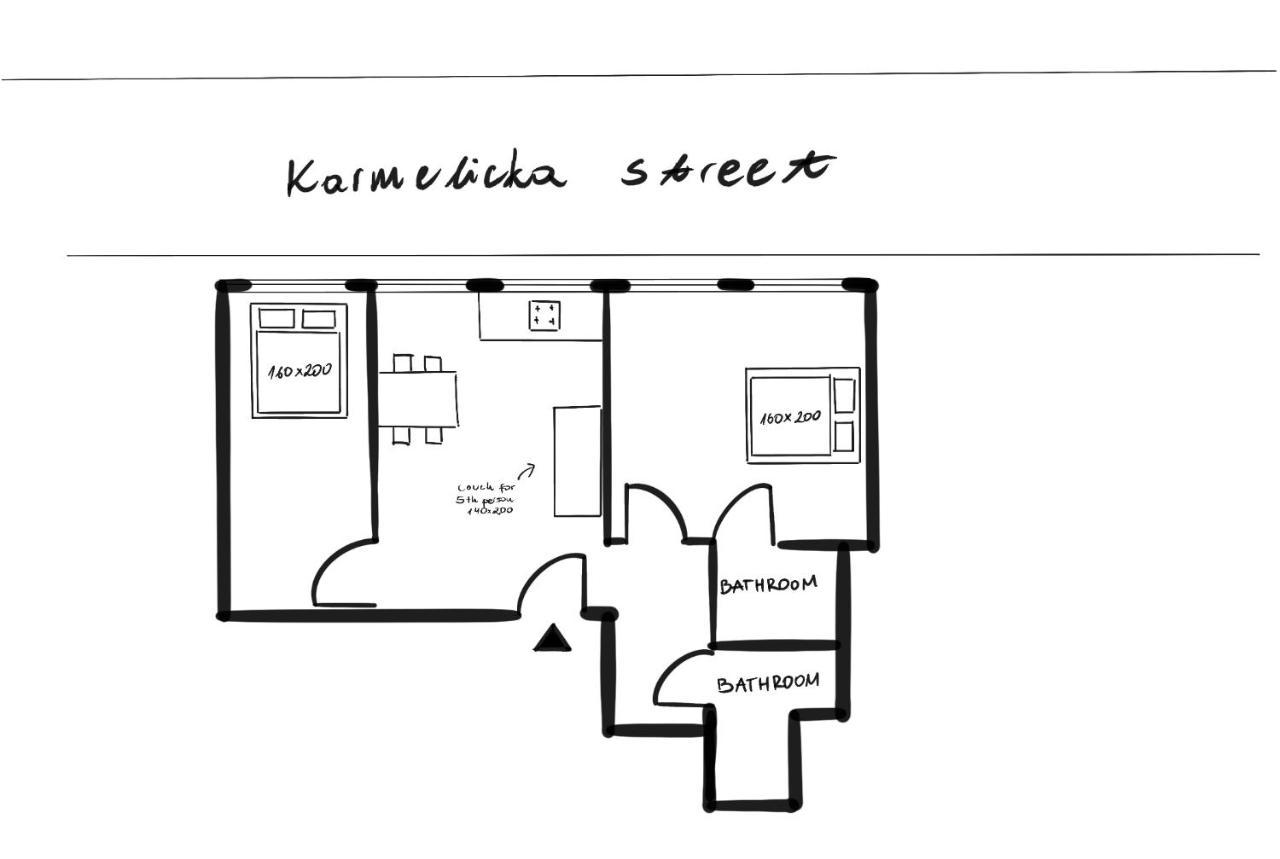 Apartmán Modern House In Old Town Numero 5 *